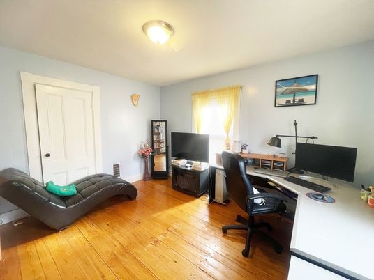 Home Office, Interior, Wood Texture Flooring