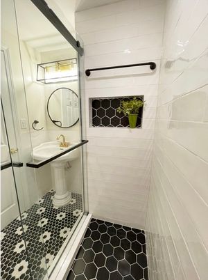 Bathroom, Glass Shower, Interior