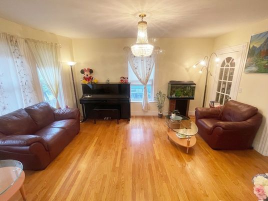 Chandelier, Interior, Living room, Piano, Wood Texture Flooring