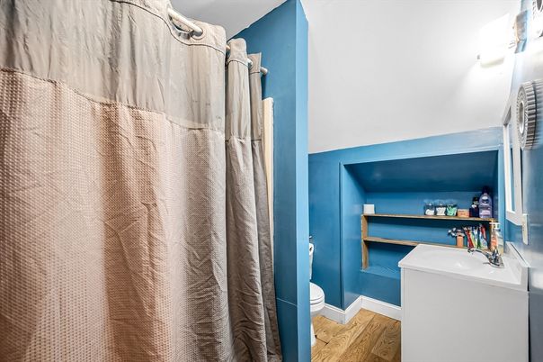 Bathroom, Interior, Wood Texture Flooring