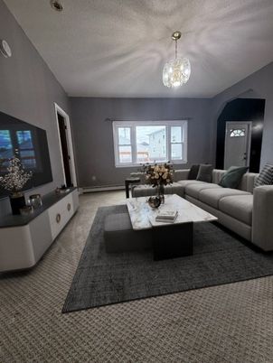 Dining room, Interior, Living room, Pendant Lights