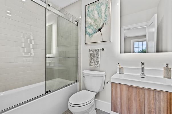 Bathroom, Glass Shower, Interior