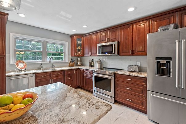 Interior, Kitchen, Recessed Lighting, Stainless Steel Appliances