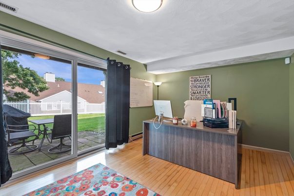 Home Office, Interior, Wood Texture Flooring