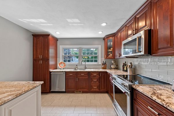 Interior, Kitchen, Recessed Lighting, Stainless Steel Appliances