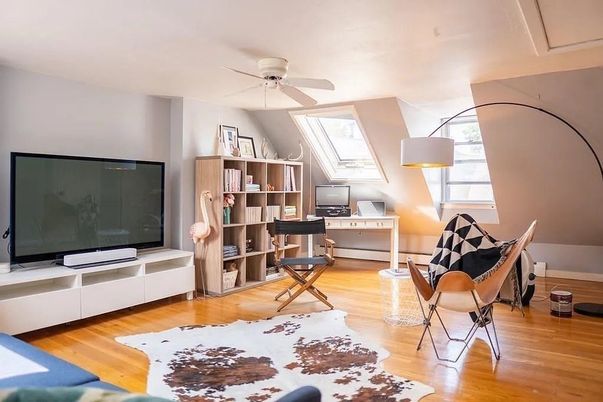 Home Office, Interior, Wood Texture Flooring