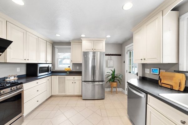 Interior, Kitchen, Recessed Lighting, Stainless Steel Appliances