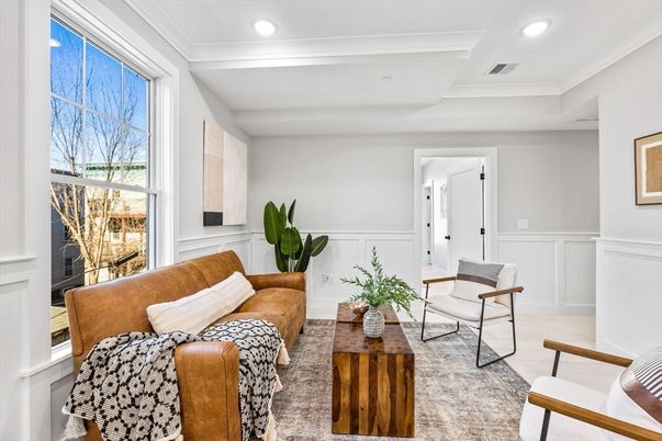 Interior, Living room, Recessed Lighting