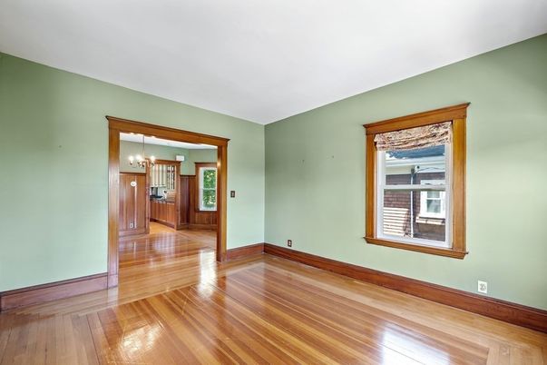 Chandelier, Empty room, Interior, Wood Texture Flooring