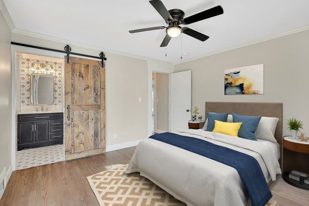 Bedroom, Interior, Wood Texture Flooring