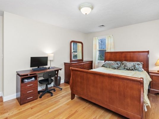 Bedroom, Home Office, Interior, Wood Texture Flooring