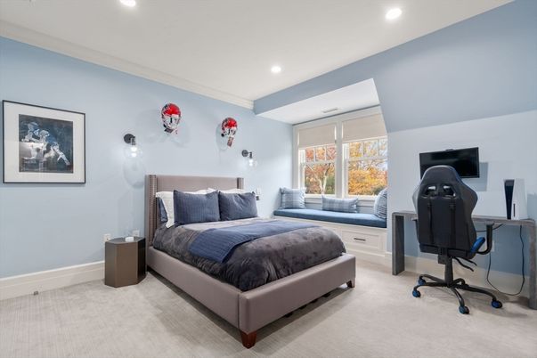 Bedroom, Home Office, Interior, Recessed Lighting