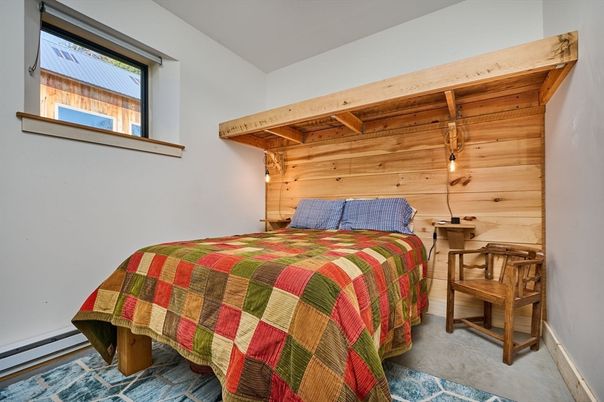Bedroom, Interior, Wooden Beams, Wooden Walls