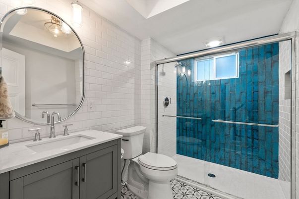 Bathroom, Glass Shower, Interior