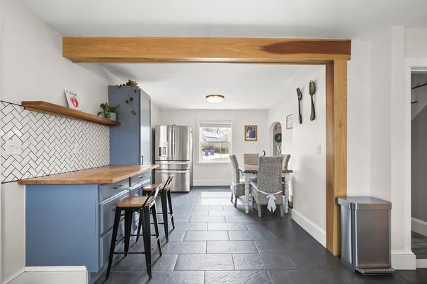Dining room, Interior, Kitchen, Stainless Steel Appliances