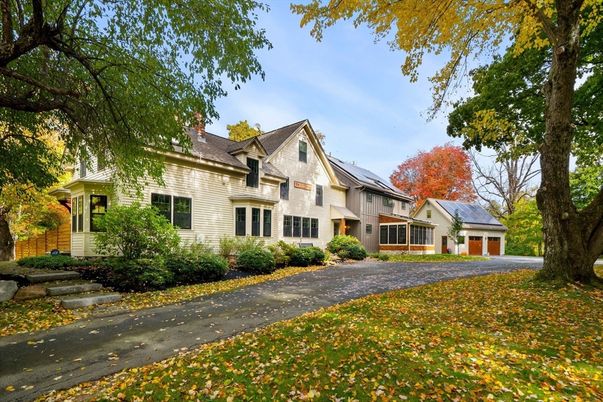 Backyard, Exterior, Facade, Solar Panels, Farmhouse