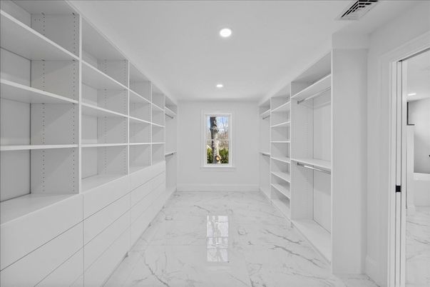 Interior, Marble, Recessed Lighting, Walk-in Closets