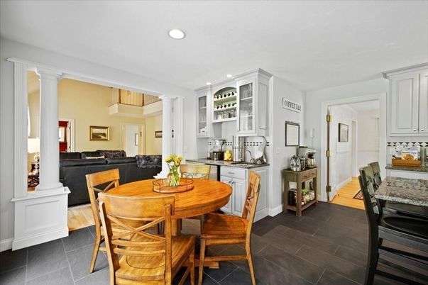 Dining room, Interior, Kitchen, Living room, Recessed Lighting