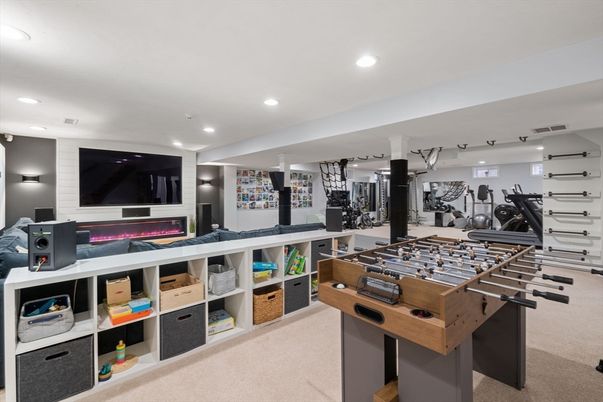 Fitness Equipment, Game Room, Interior, Recessed Lighting