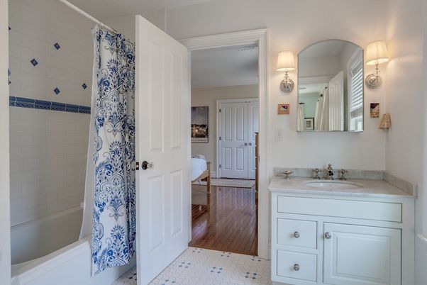 Bathroom, Interior, Wood Texture Flooring