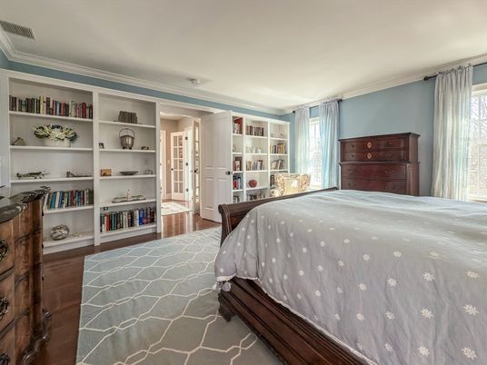 Bedroom, Interior, Wood Texture Flooring