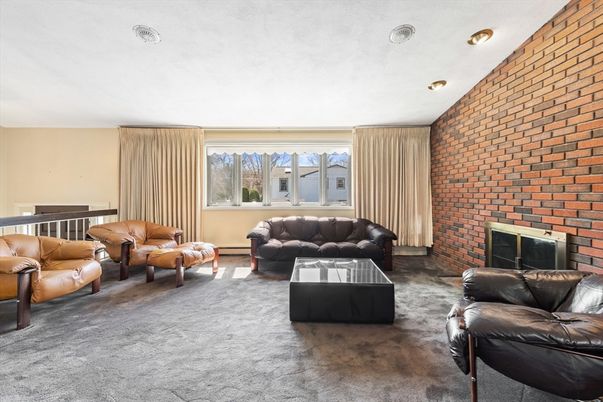 Interior, Living room, Stone Walls