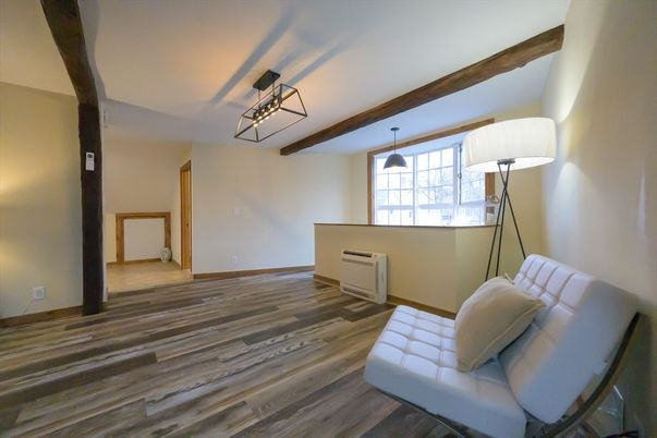 Interior, Pendant Lights, Wooden Beams, Wood Texture Flooring
