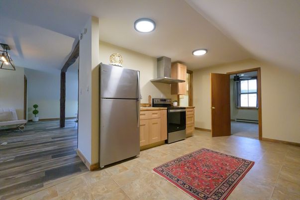 Interior, Kitchen, Wood Texture Flooring