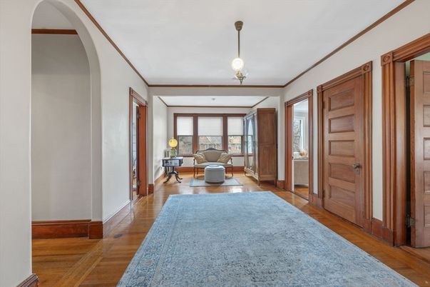 Interior, Living room, Pendant Lights, Wood Texture Flooring