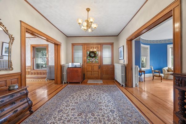 Chandelier, Interior, Wood Texture Flooring