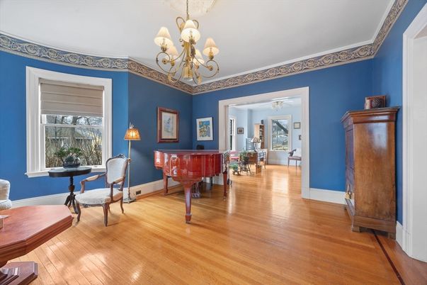 Chandelier, Interior, Piano, Wood Texture Flooring