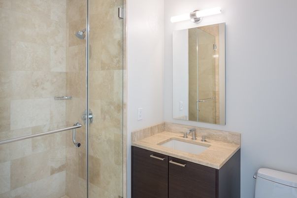 Bathroom, Glass Shower, Interior