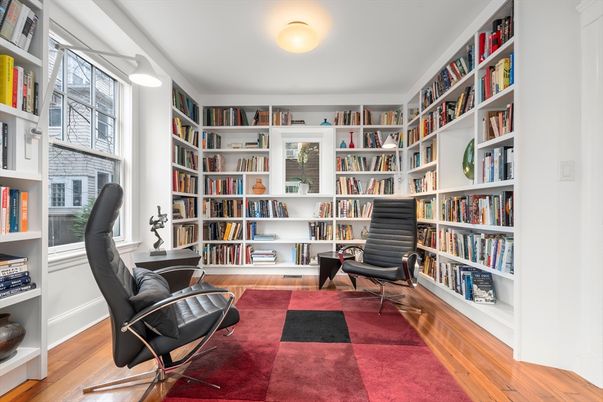 Home Office, Interior, Wood Texture Flooring