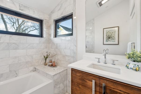 Bathroom, Interior, Marble Walls