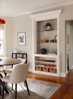 Dining room, Interior, Wood Texture Flooring