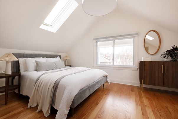 Bedroom, Interior, Wood Texture Flooring