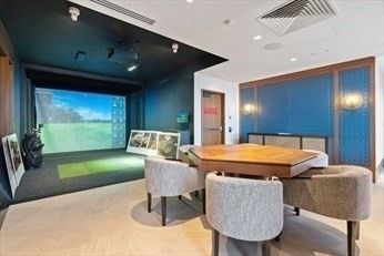 Game Room, Interior, Recessed Lighting