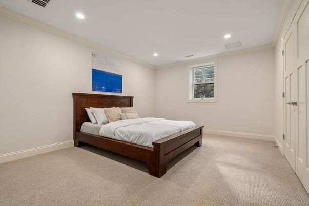 Bedroom, Interior, Recessed Lighting