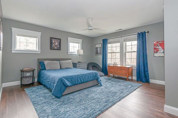 Bedroom, Interior, Wood Texture Flooring