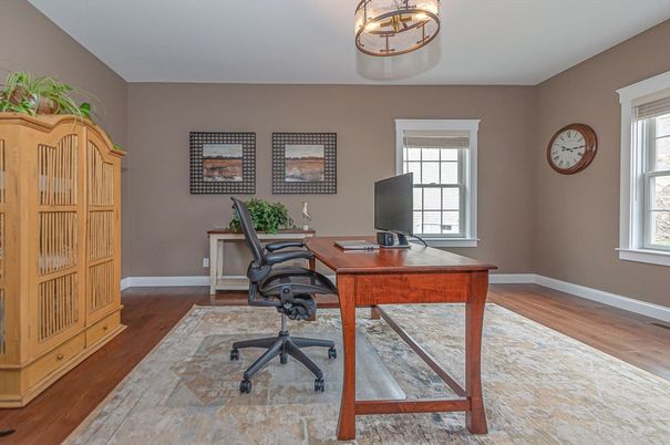 Home Office, Interior, Wood Texture Flooring
