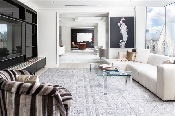 Interior, Living room, Recessed Lighting
