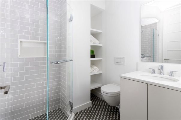 Bathroom, Glass Shower, Interior