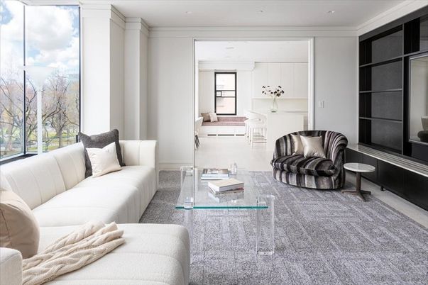 Interior, Living room, Recessed Lighting