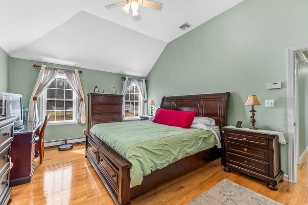 Bedroom, Interior, Wood Texture Flooring