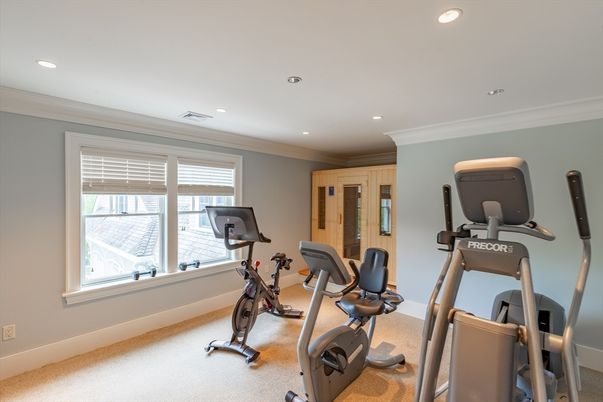 Fitness Equipment, Interior, Recessed Lighting