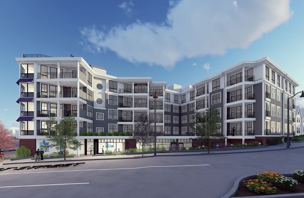 Exterior, Facade, Condo Building