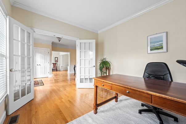 Home Office, Interior, Wood Texture Flooring