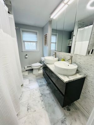Bathroom, Dual Sink Vanities, Interior, Marble