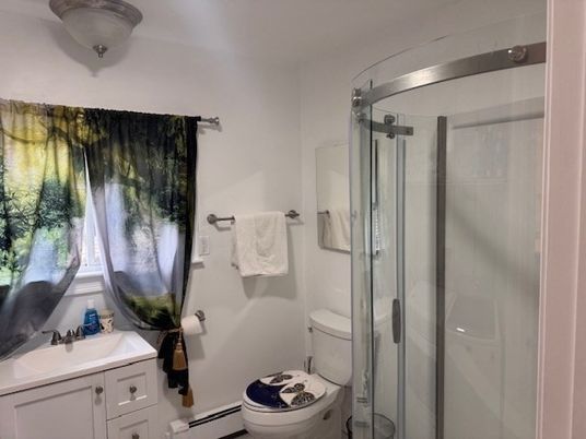 Bathroom, Glass Shower, Interior