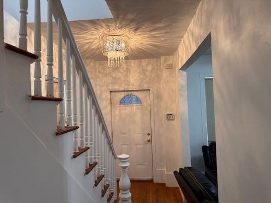Chandelier, Interior, Wood Texture Flooring